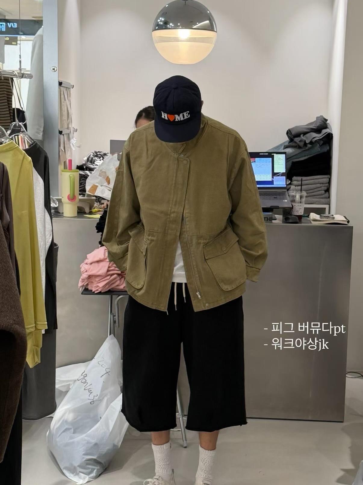 縮腰風衣外套(男裝可)